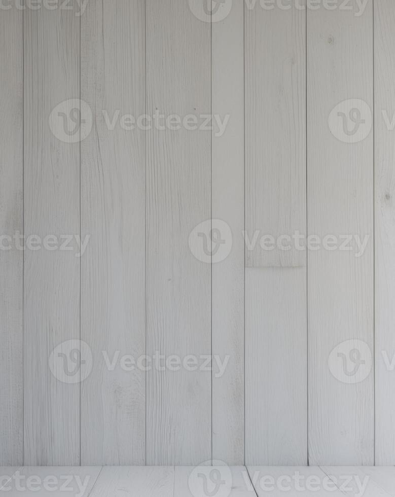 Light Gray Wooden Plank Surface Background Texture photo