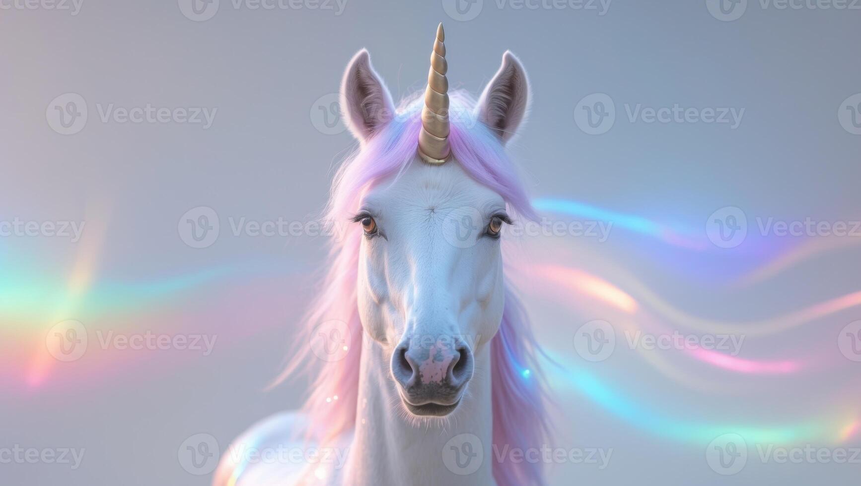 Holographic Unicorn Gradient colors soft blurred backgroundHolographic Unicorn Gradient colors soft blurred background. photo
