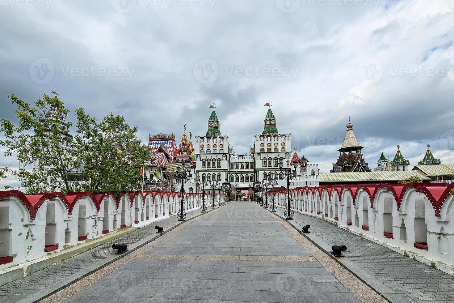 Izmailovsky Kremlin, spring in Moscow. photo
