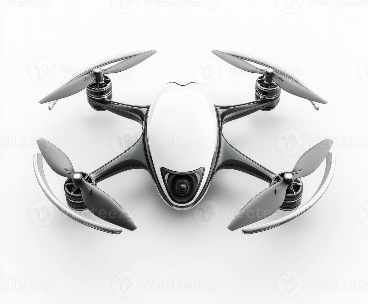 Compact drone with sleek design ready for aerial photography and exploration photo