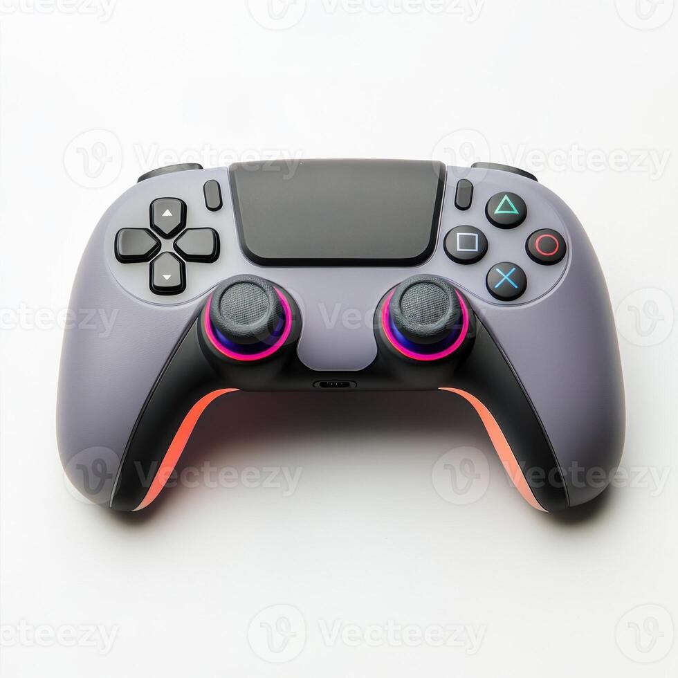 Gaming controller with vibrant design ideal for modern gaming setups and experiences photo