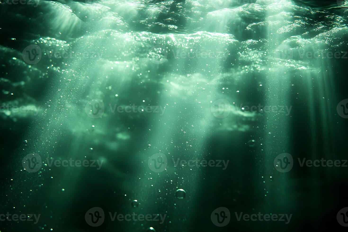 Mystical Underwater Sunbeams - Ocean Serenity for Nature Designs photo