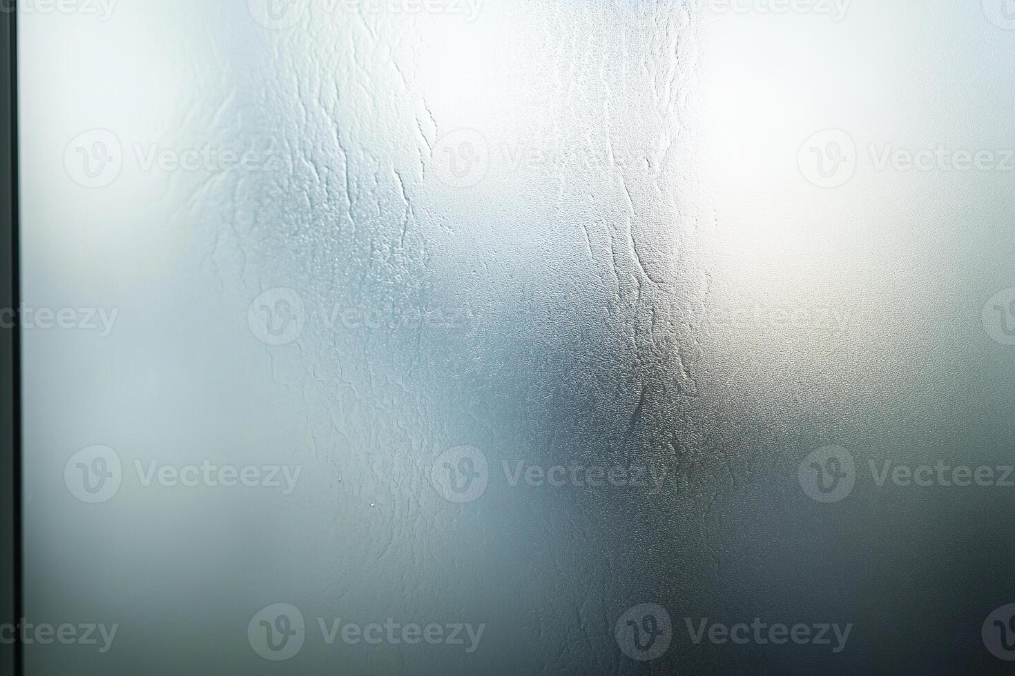 Frosted glass creates a sophisticated effect with soft light reflections against a smooth neutral backdrop, ideal for modern fashion presentations or stylish overlays photo