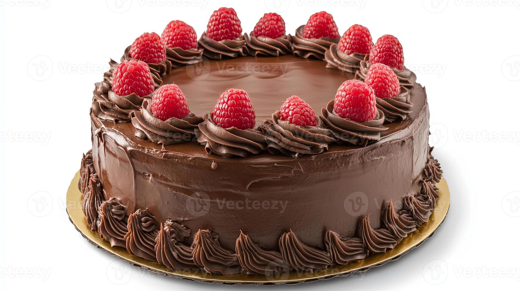 Decadent Chocolate Raspberry Cake - A Sweet Celebration photo