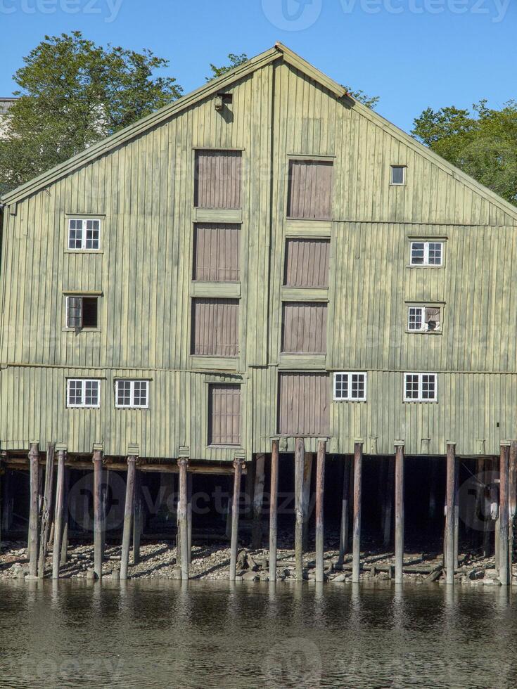 A large building with many windows in norway photo