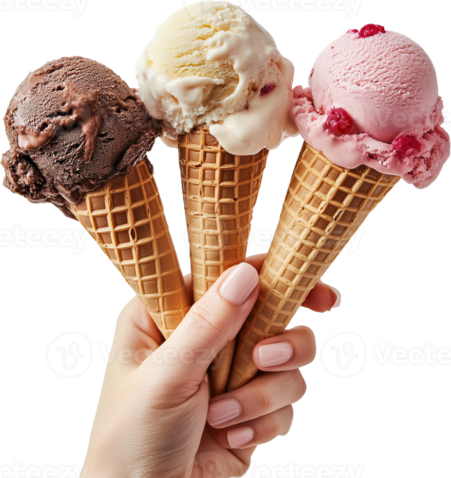 Smooth Gelato Ice Cream in an Elegant Bowl png