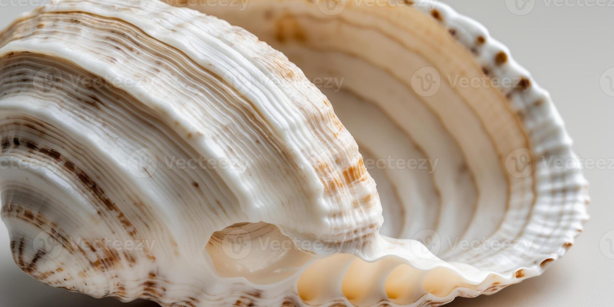 Natural Shell Texture Highlighting Intricate Layers and Organic DesignNatural Shell Texture Highlighting Intricate Layers and Organic Design. photo