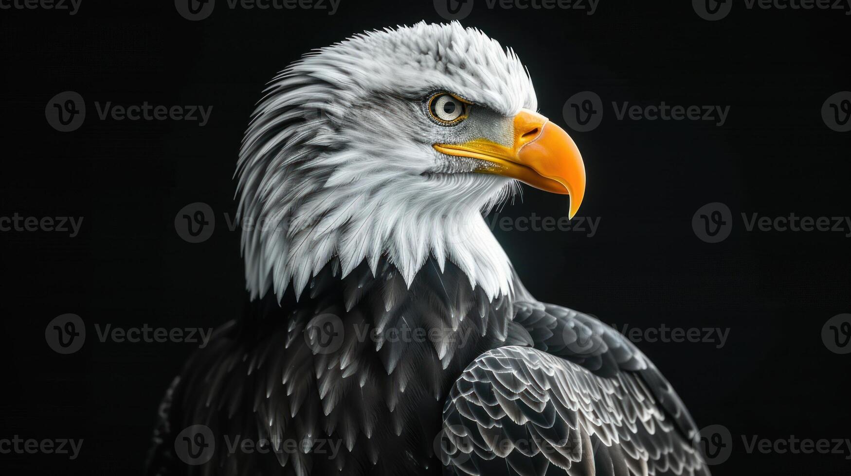 Close-up portrait of a Bald Eagle photo