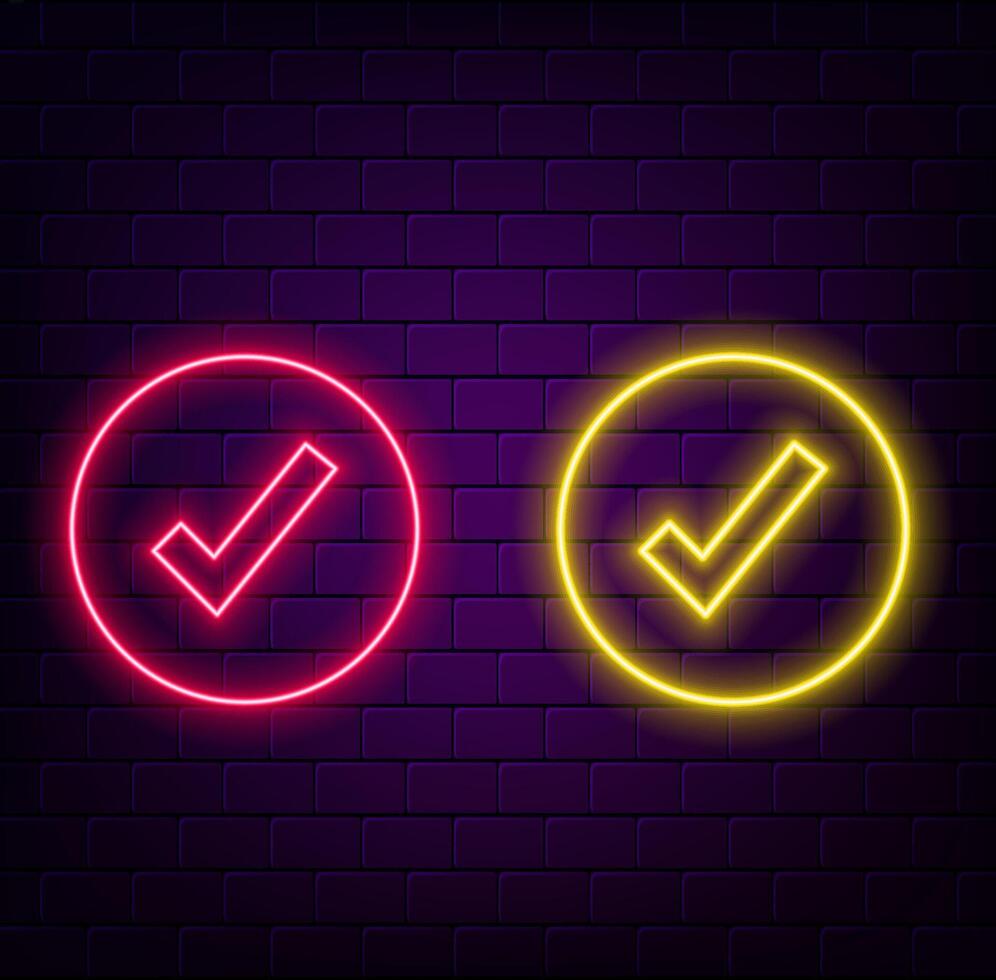 Standard quality control. Certification. Business, technology, internet and networking concept. neon. pink. vector