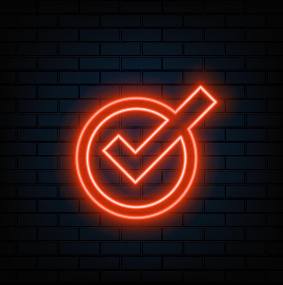Right check marks. Checkmark orange icons, isolated. Simple check marks. Checklist symbols vector