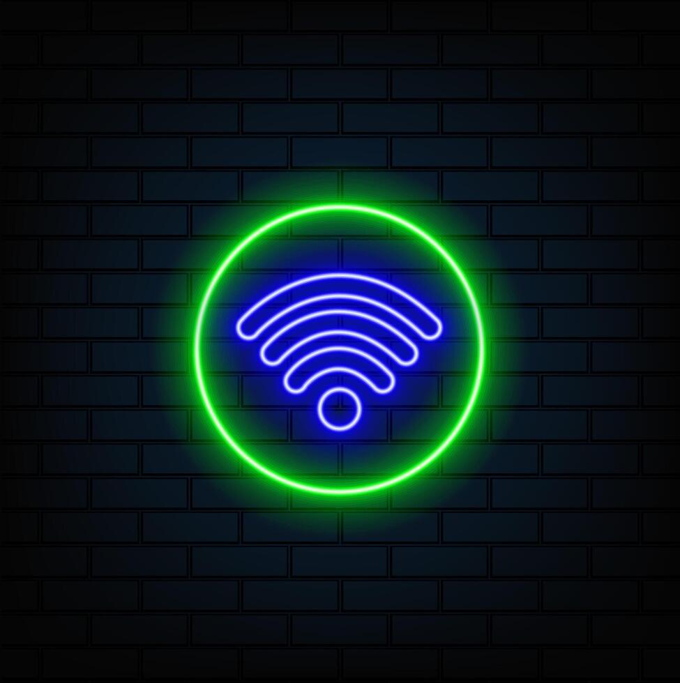 Abstract wifi connection concept connection network people communication On a blue background, futuristic, modern vector