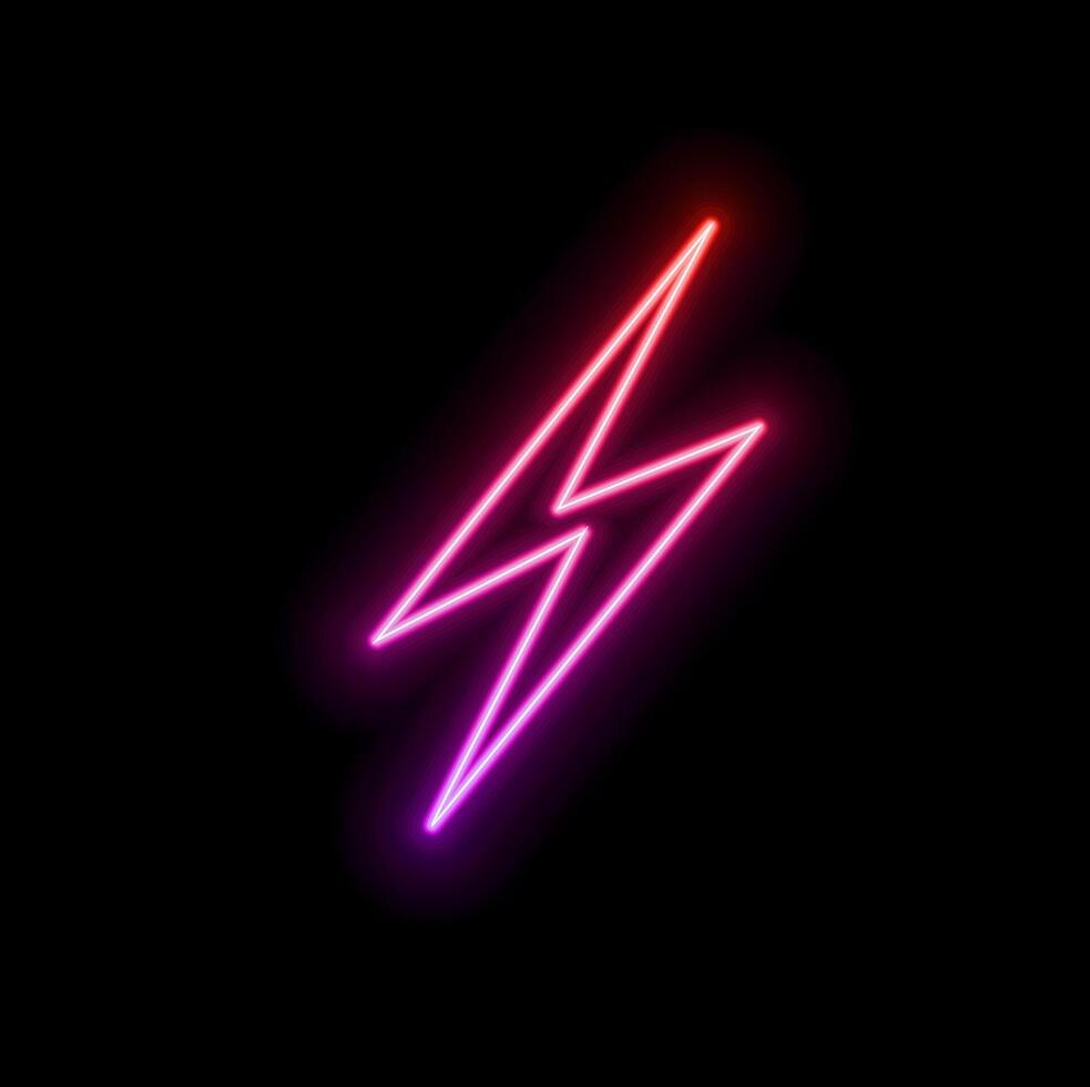 High voltage electric thunder shock design. vector
