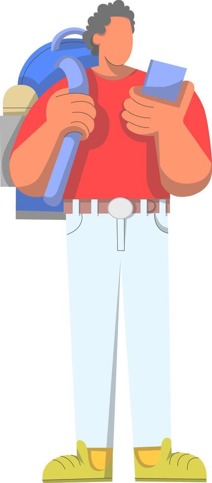 Waiting and Digital Engagement vector