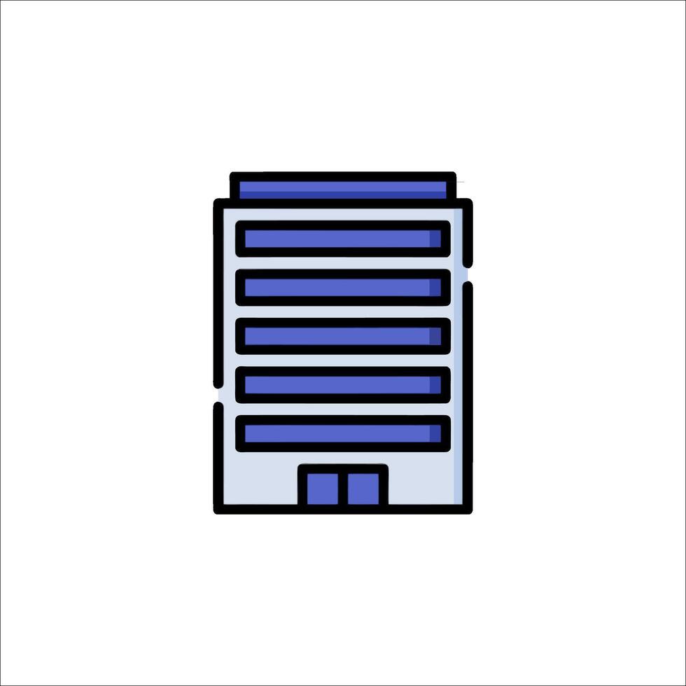 A file cabinet icon on a white background vector