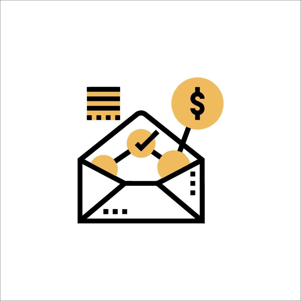 Email marketing icon vector