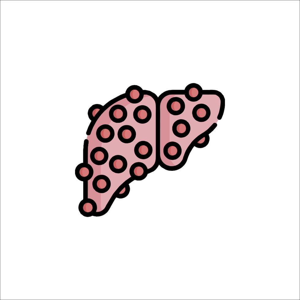 Liver icon illustration vector