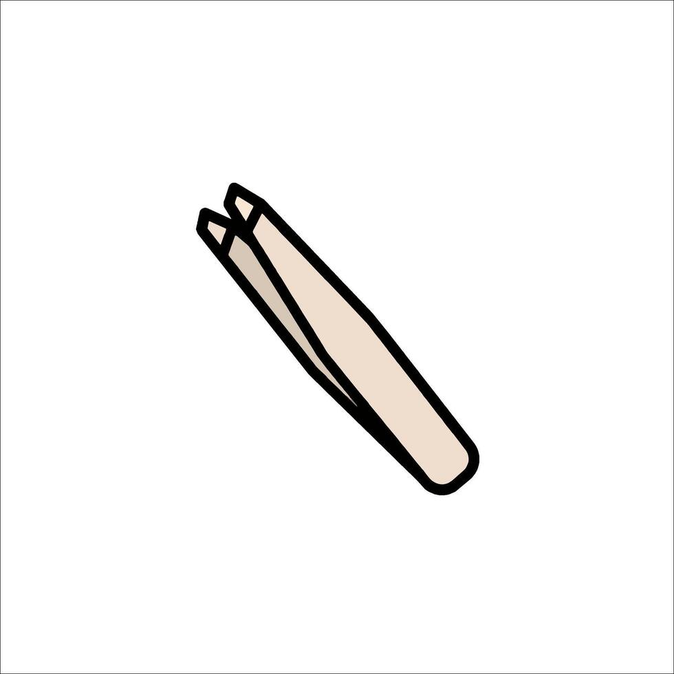 A pair of wooden sticks with a handle on top vector