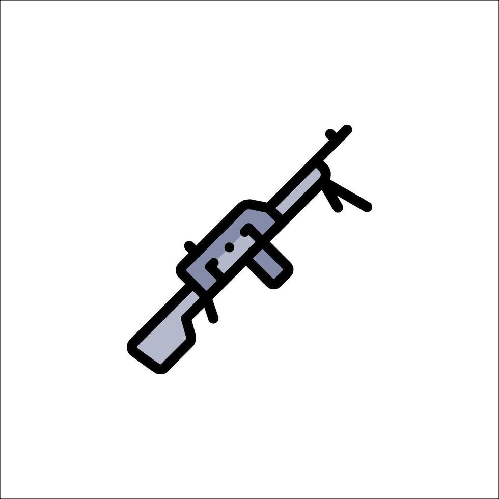 A gun icon on a white background vector