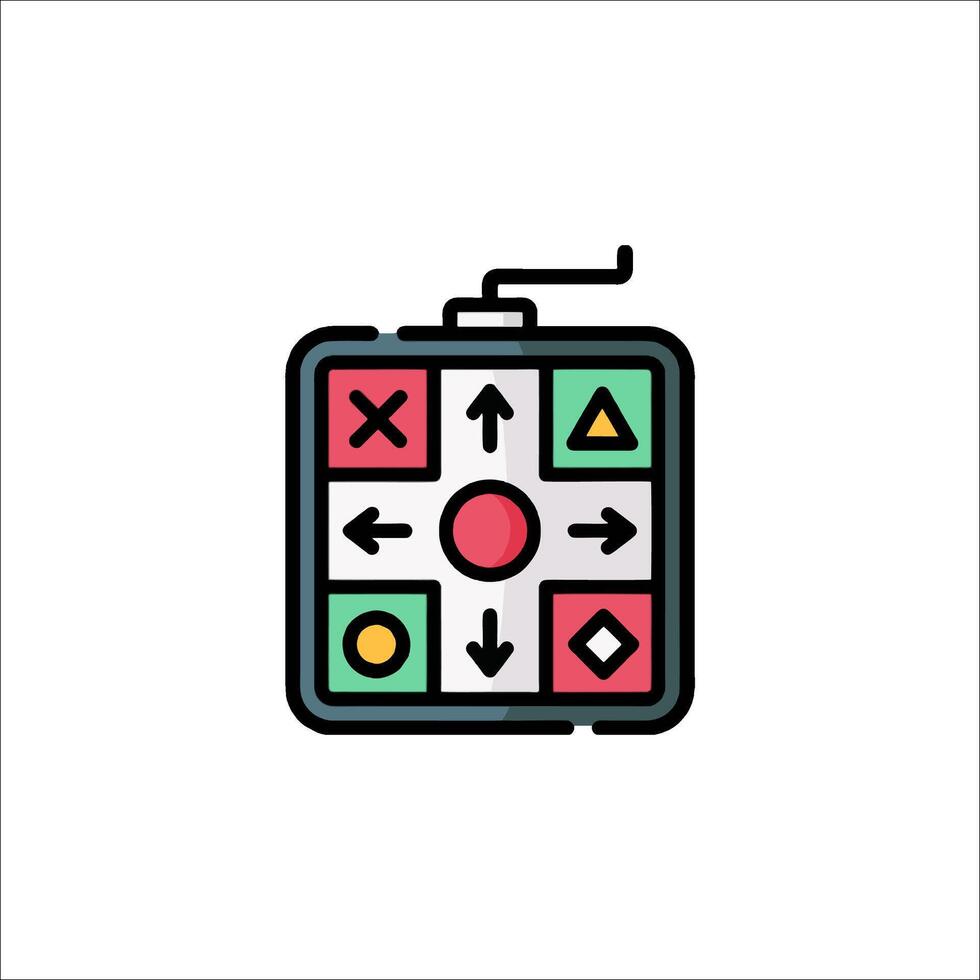 A game controller icon on a white background vector