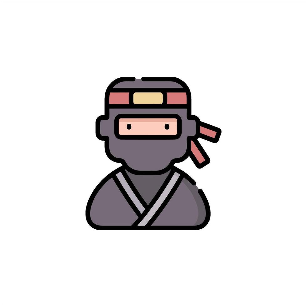 Ninja icon illustration vector