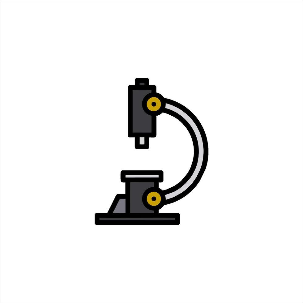 Microscope icon illustration vector