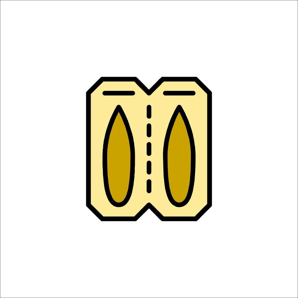 A pair of shoes icon in a flat style vector