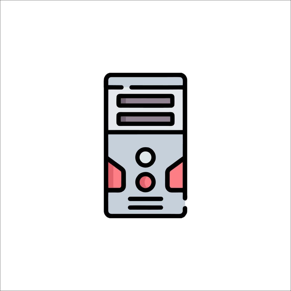 Computer icon illustration vector