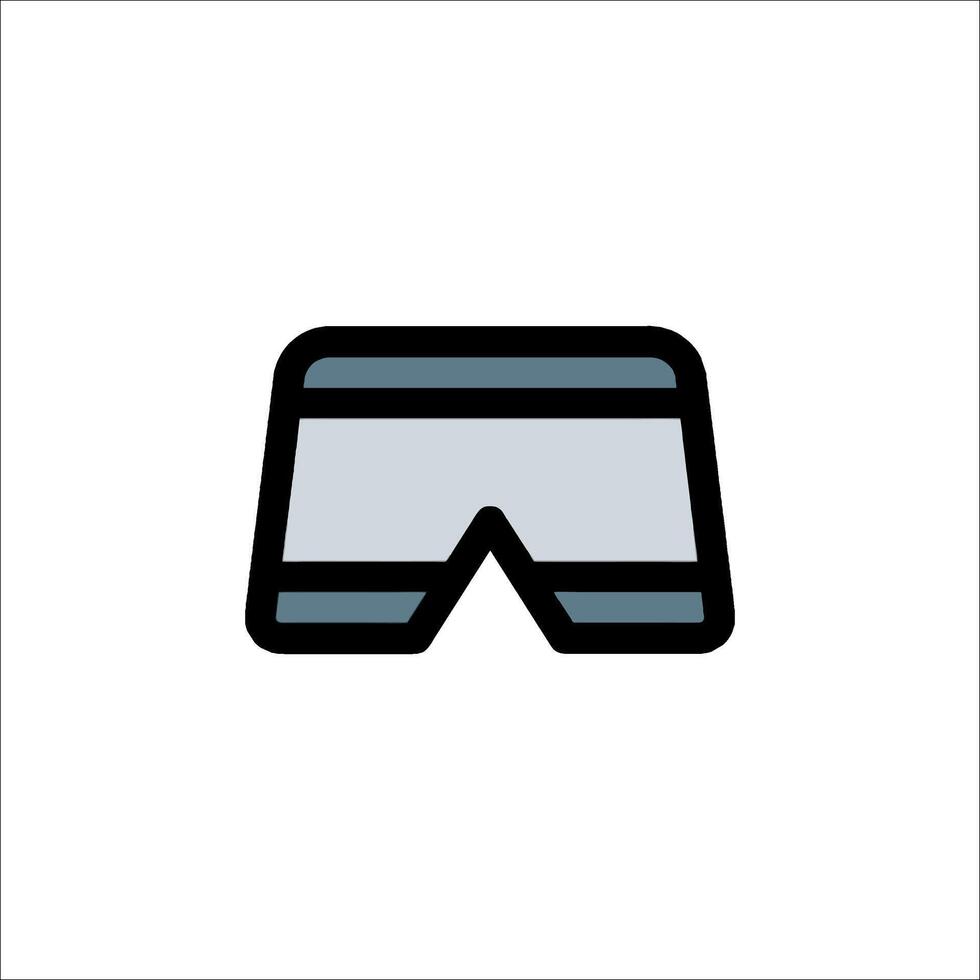 A pair of pants with a white background vector