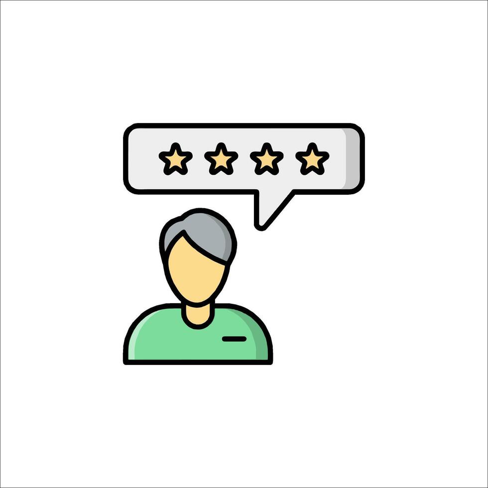 A man with five stars on his head vector