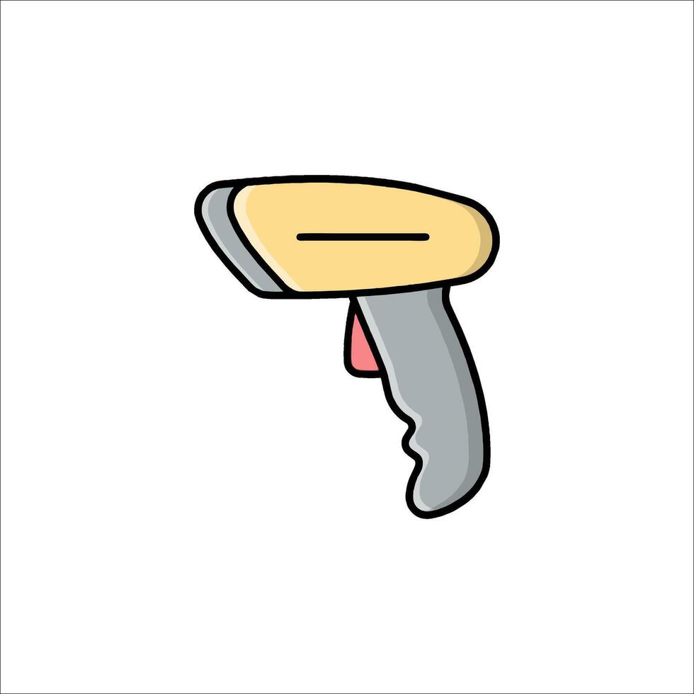A hot air gun icon on a white background vector