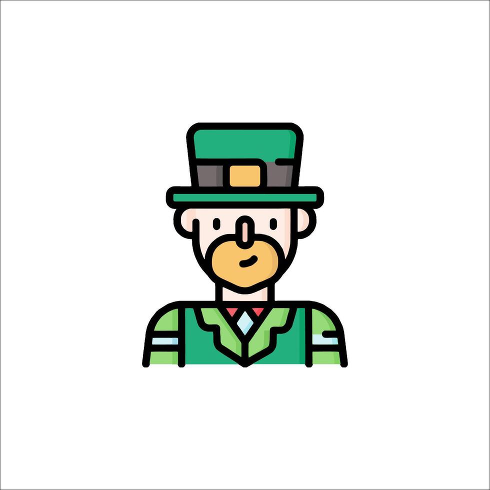 A man in a green suit and hat vector