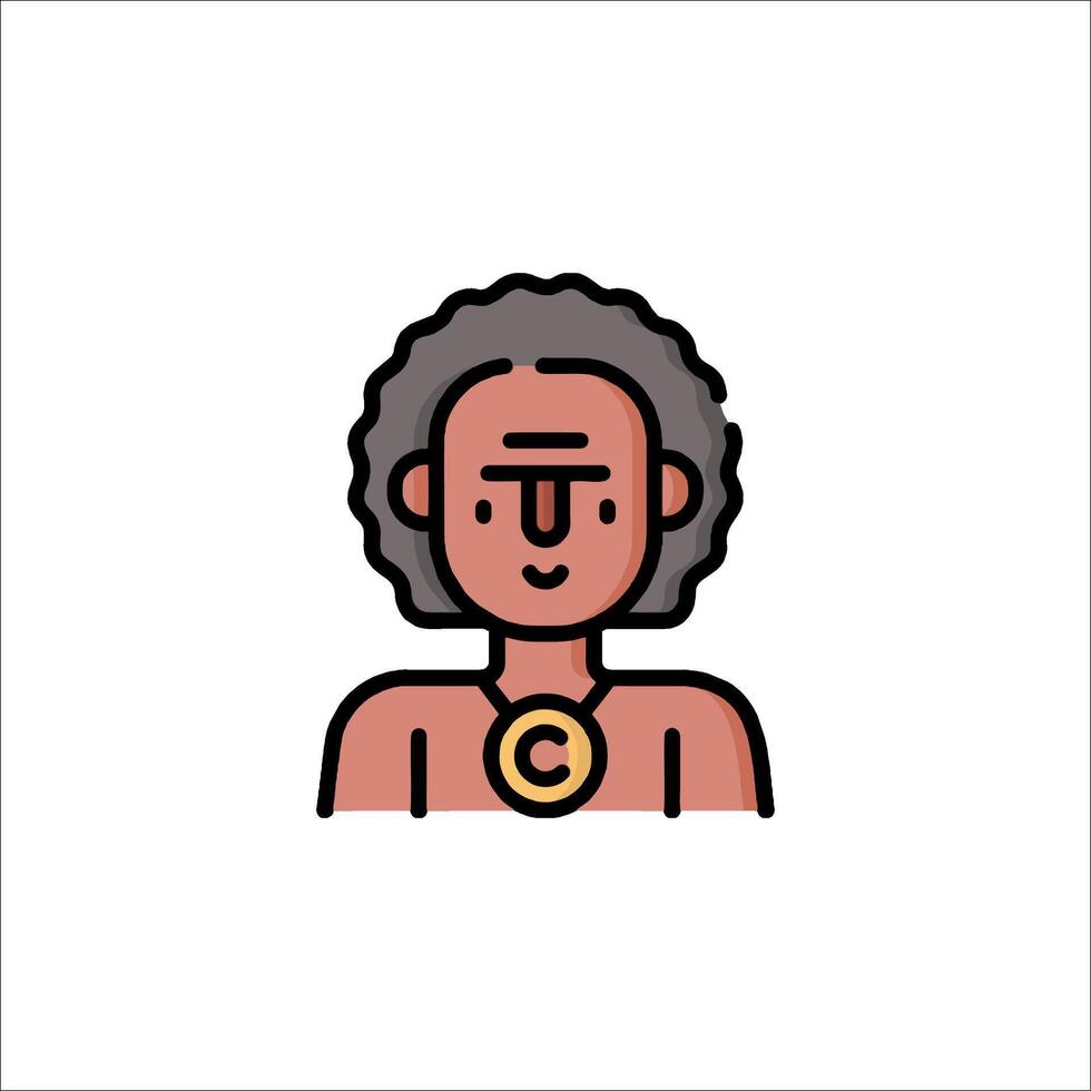 A man with a coin in his hand vector