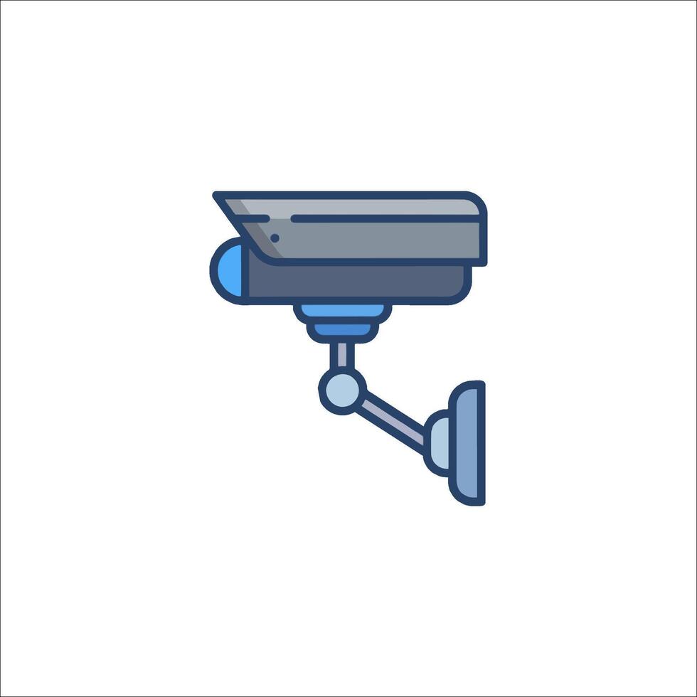 Security camera icon illustration vector