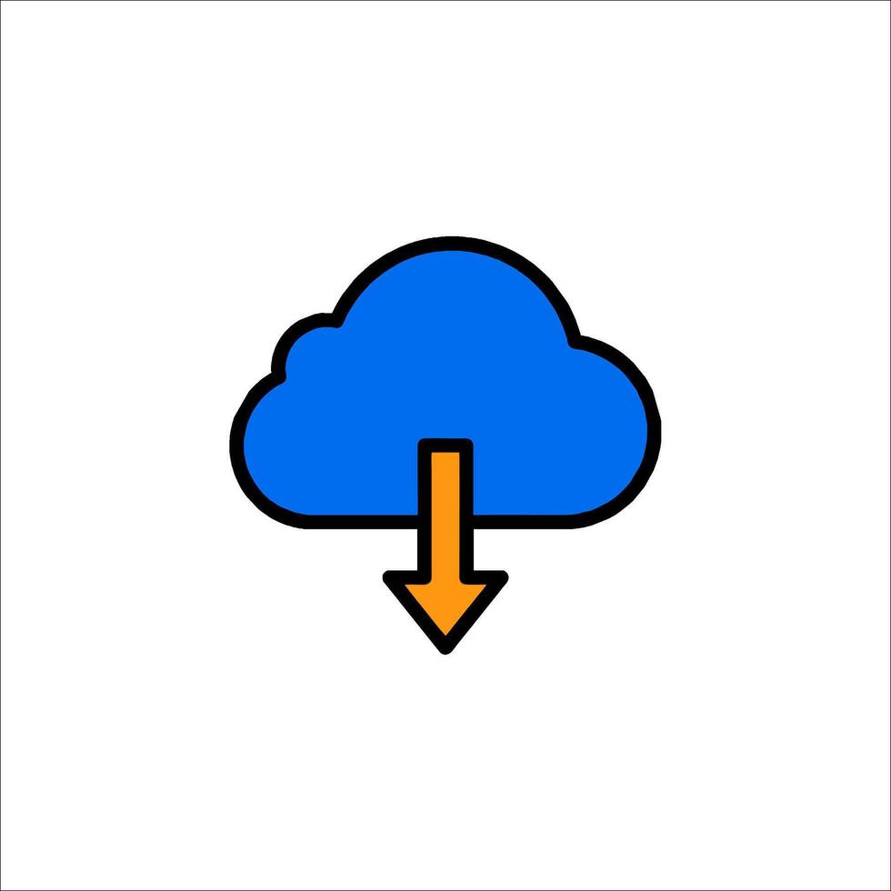 Cloud icon illustration vector