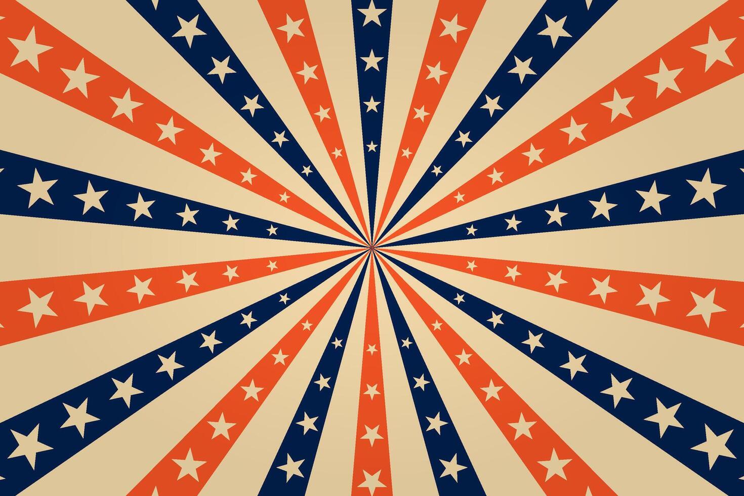 Circus pattern with rays and stars. Cirsus banner for show, fair. illustration vector