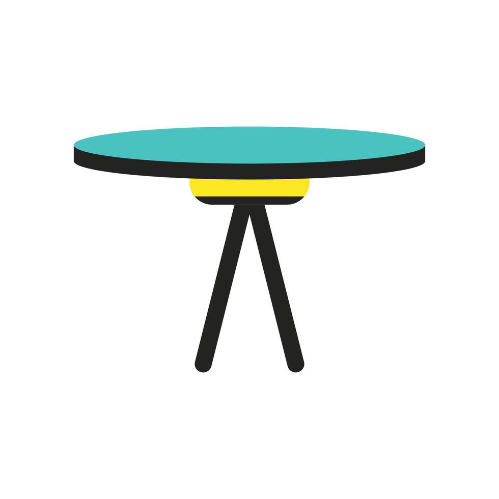 Green Round Table vector