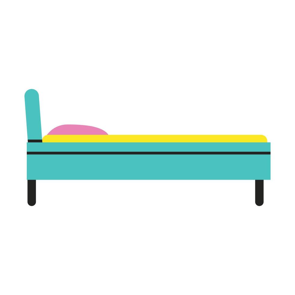 Illustration of Bed vector