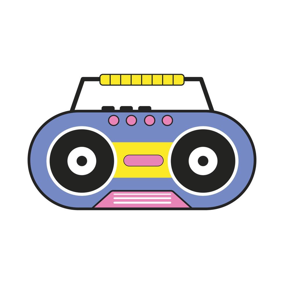 Vintage Radio Nostalgic Retro Icon vector