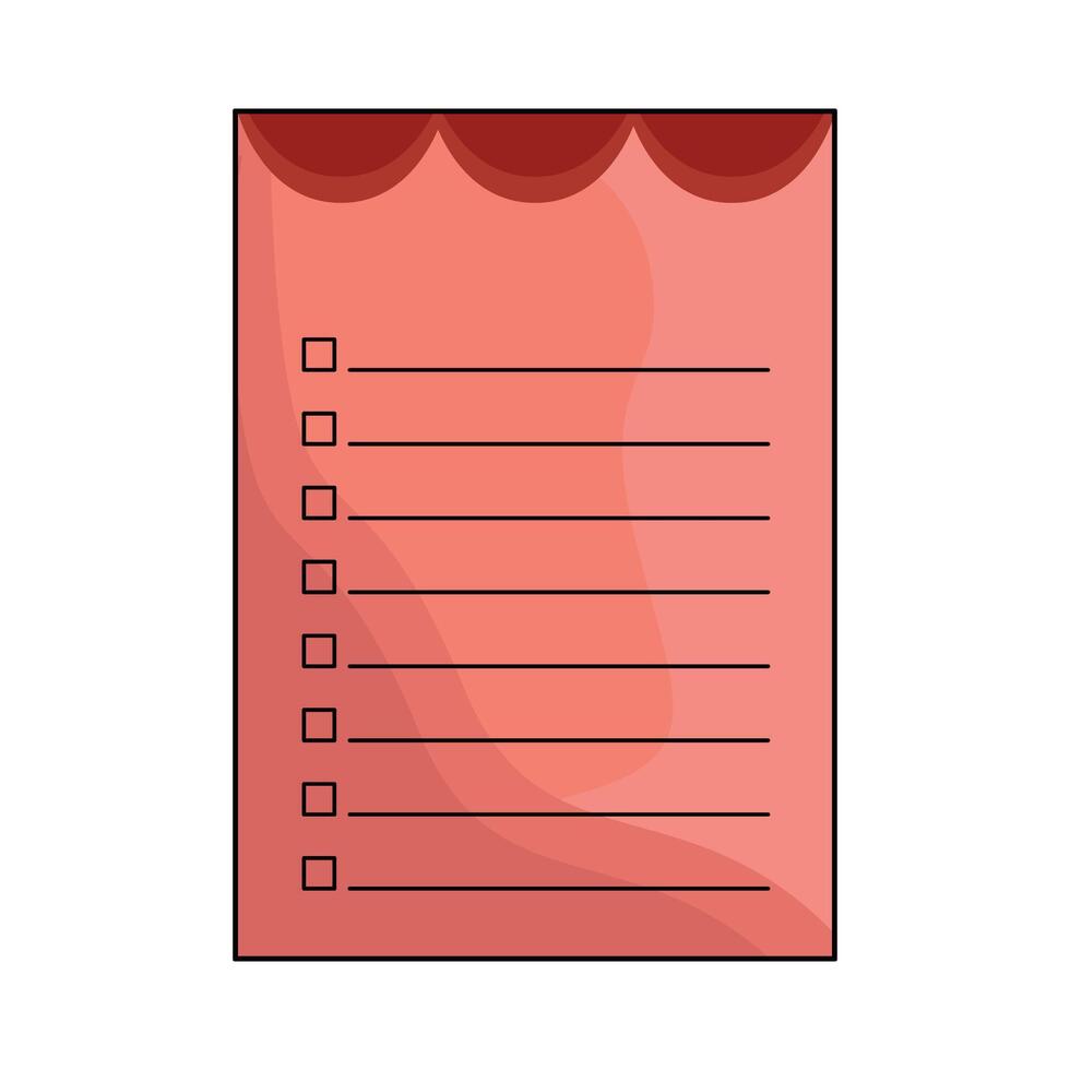 Wish list illustration vector
