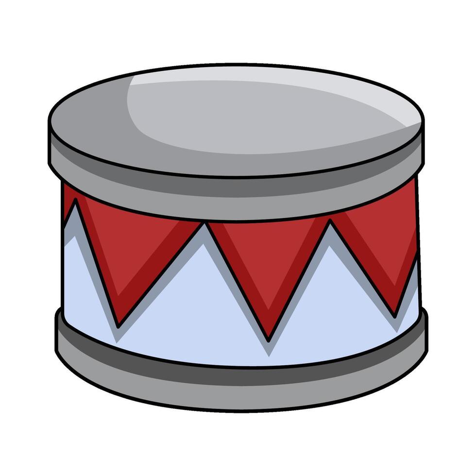 Toy Drum illustration vector