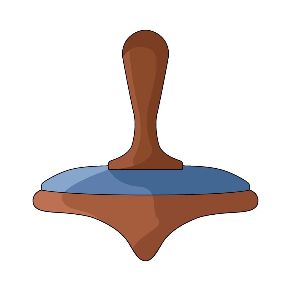 illustration of Spinning Top vector