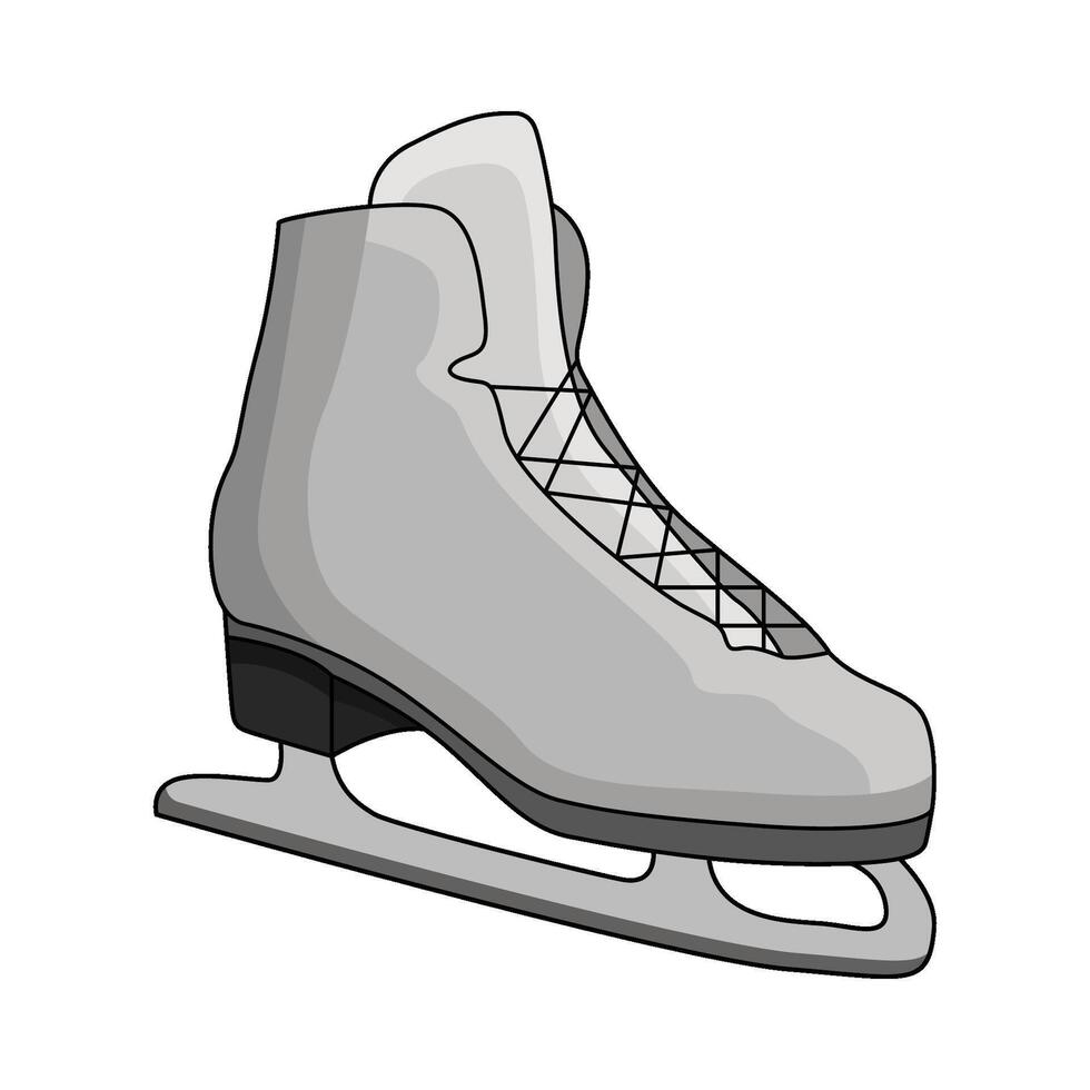 illustration of Ice Skates vector