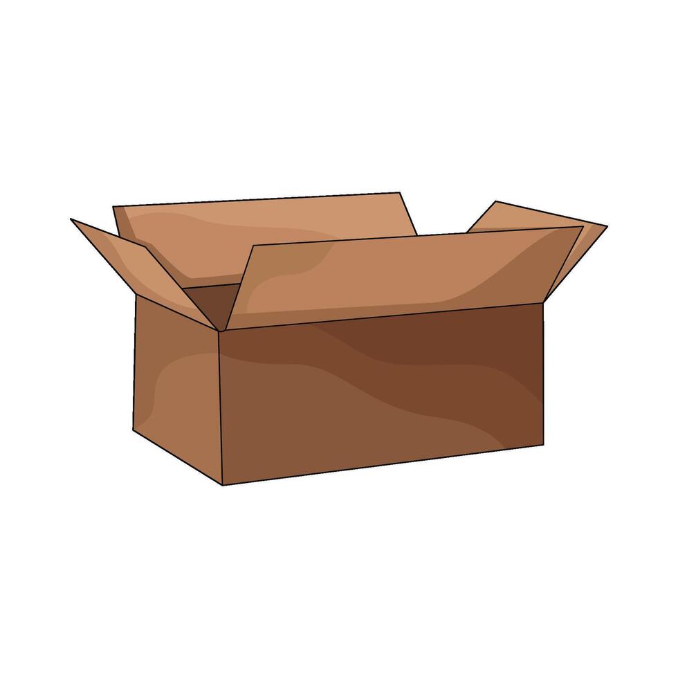 illustration of Shipping Box vector