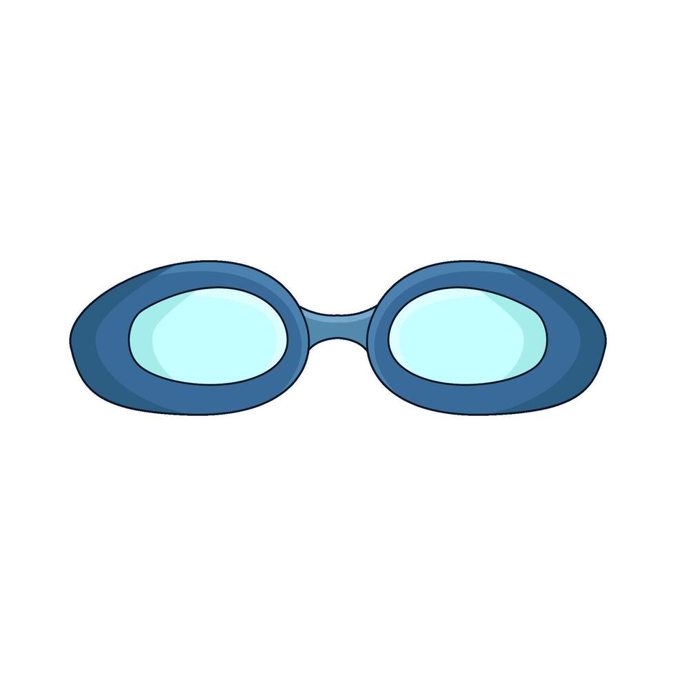 illustration of Swimming Goggles vector
