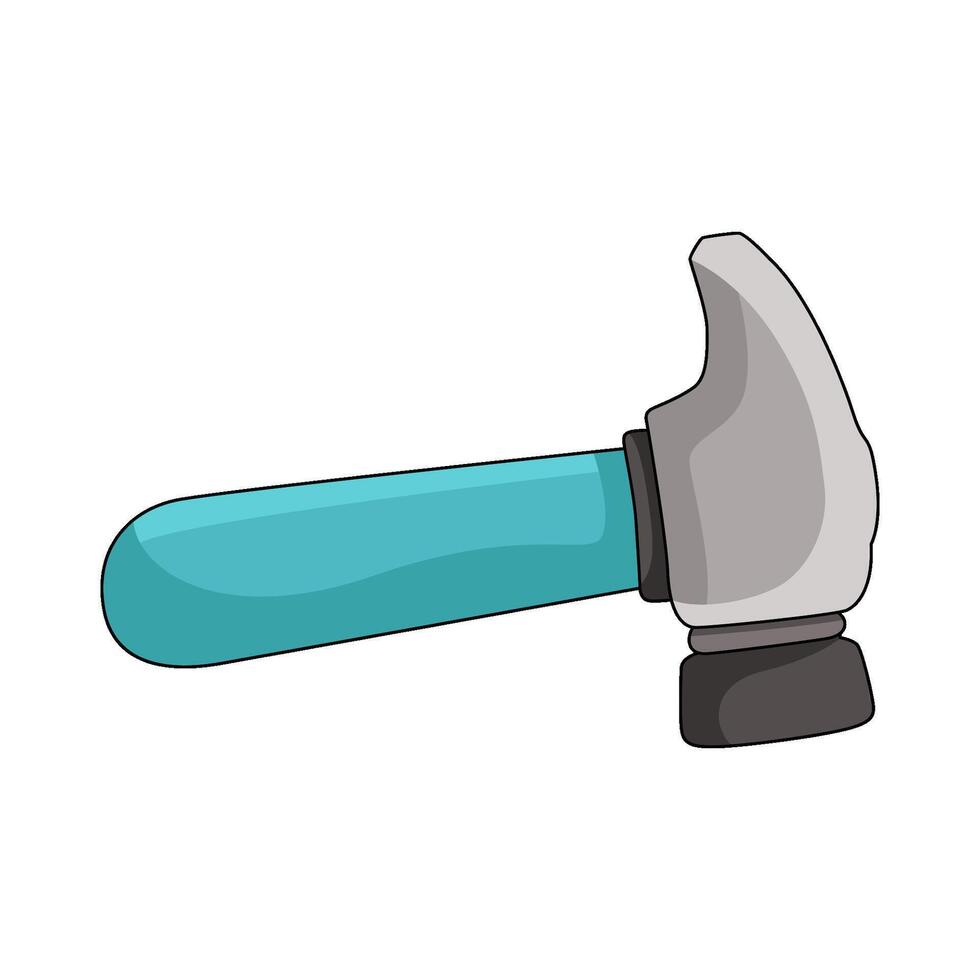 illustration of Toy Hammer vector