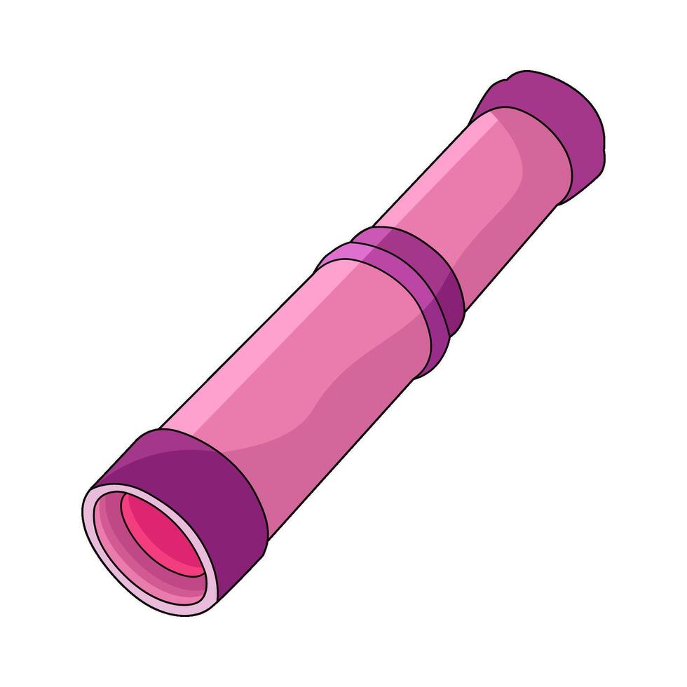 illustration of Toy Telescope vector