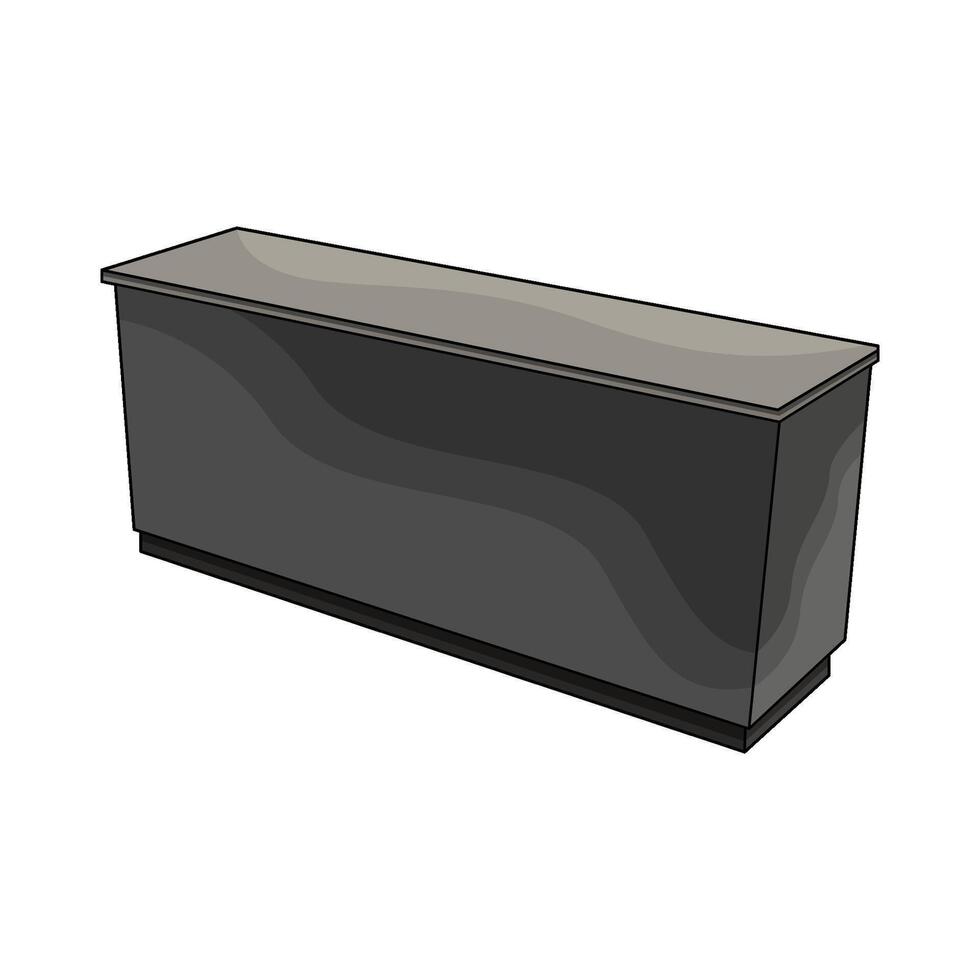 illustration of Checkout Counter vector