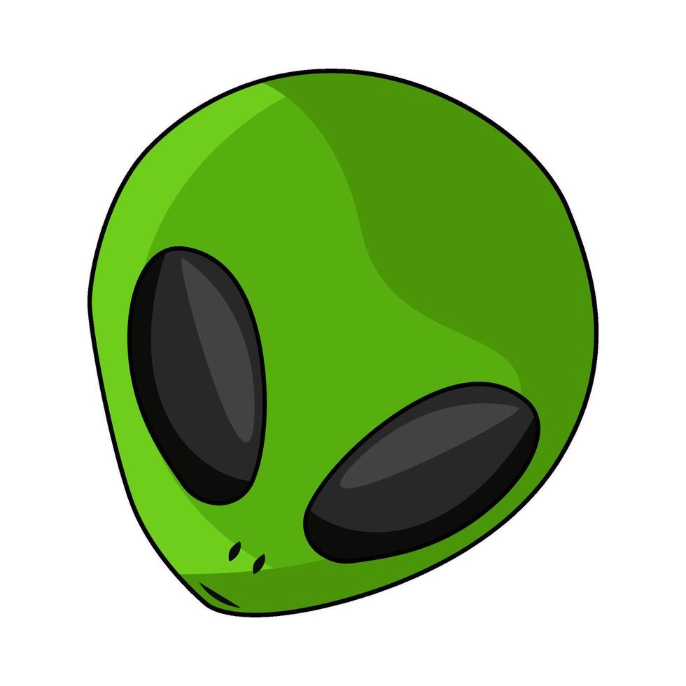 illustration of Toy Alien vector