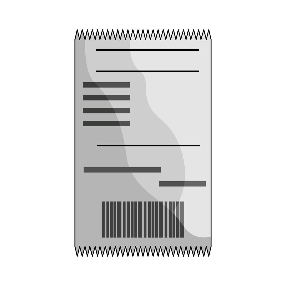 illustration of Receipt vector