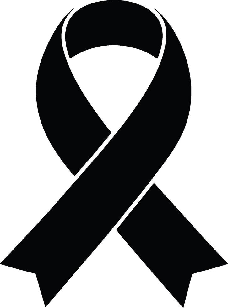 Ribbon Silhouette Design vector